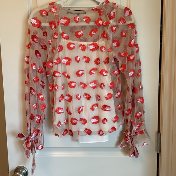 Anthropologie Eva Franco Rosy Leopard Top - Picture 9 of 9